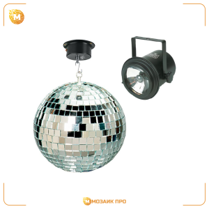 Сет диско топка и извор на светлина