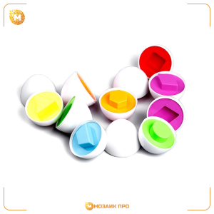 Геометриски јајца - сет од 6