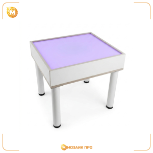 Монтесори маса со осветлена работна површина